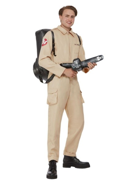 Ghostbusters men's costume with weapon