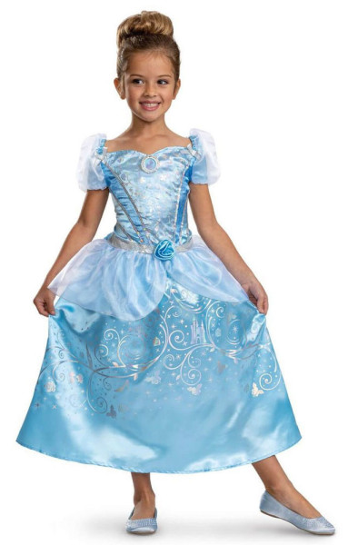 Disfraz niña princesa Cenicienta azul