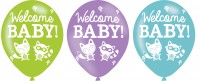 Förhandsgranskning: 6 ballonger Välkommen Baby Söta djur