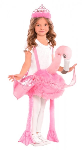 Flamingo rytterbarndragt 3