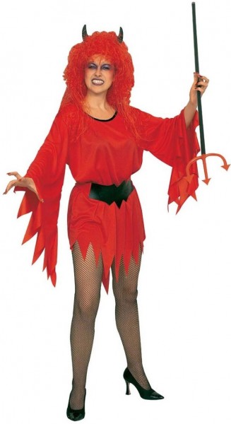 Costume di Halloween Sexy diavolo sposa rosso
