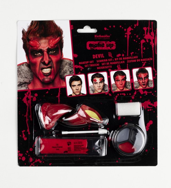 Halloween devil makeup set