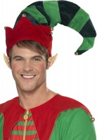 Widok: Zielona czapka elfa