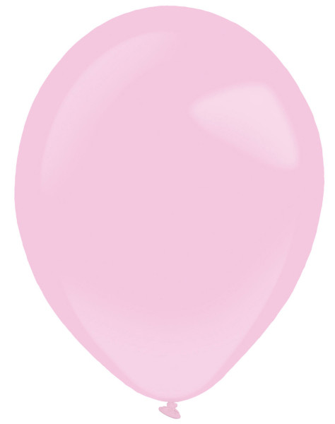 50 latexballonger Fashion Pretty Pink 27,5cm