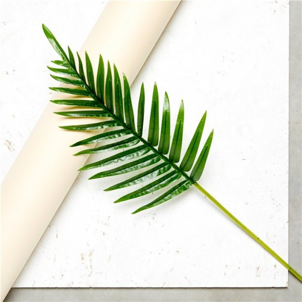 Plastic decoration palm leaf 65cm