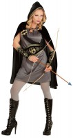 Vista previa: Disfraz de dama guerrera medieval