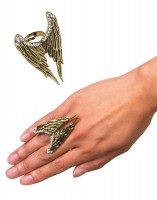 Imposanter Flügel Ring Gold