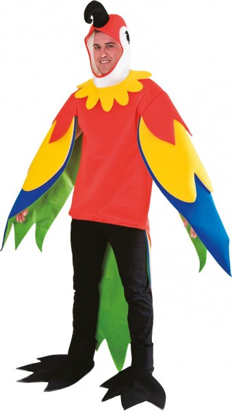 Tropical parrot jumpsuit