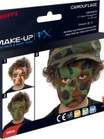 Camouflage face and body paint camouflage makeup