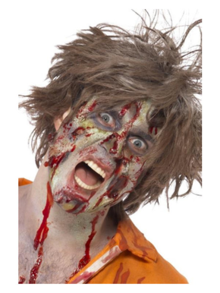 Maquillaje de zombie de látex