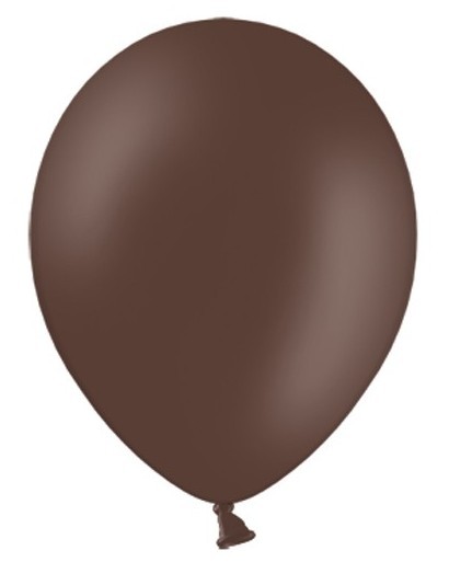 100 ballonger kakaobrun 35cm