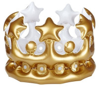 Uppblåsbar Crown Rupert 30cm