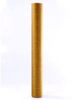 Vorschau: Glitzer Organza Daphne gold 9m x 36cm