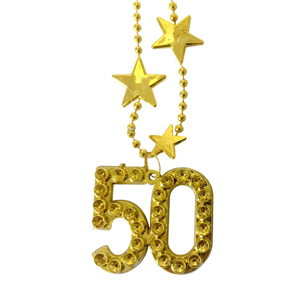 Necklace big stars number 50