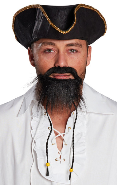 Barba pirata nera