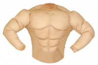 Vorschau: Gepolstertes Muskel Shirt für Herren