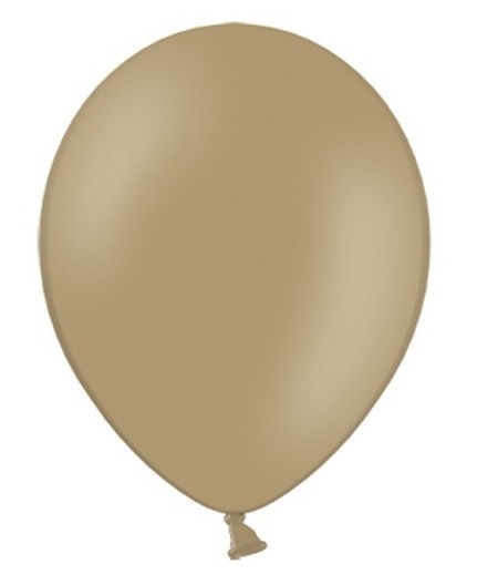 100 ballonnen pastel bruin 35cm