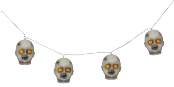 Cadena de luz LED Scary Skull 1m