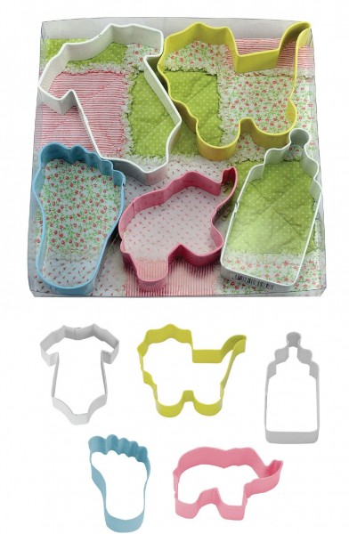 5 Sweet Baby World cookie cutters