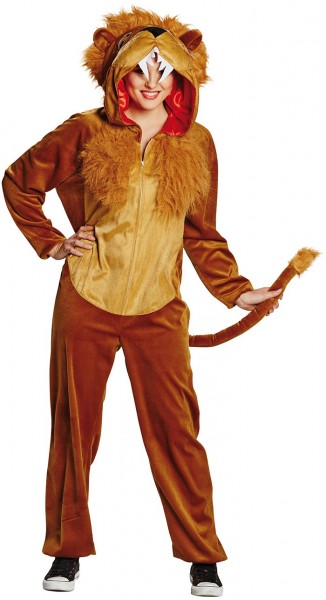 Lion lady plush costume
