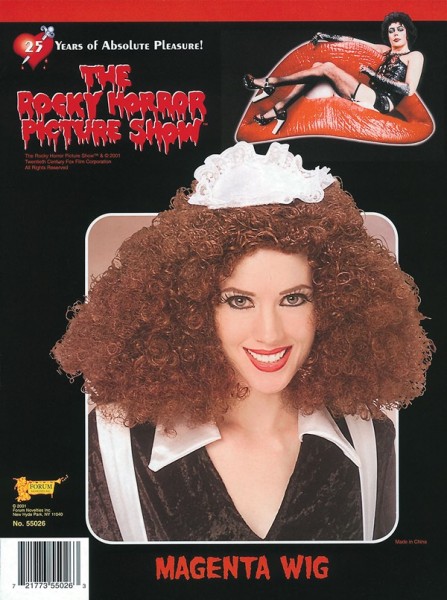 Magenta Rocky Horror Show Wig 2