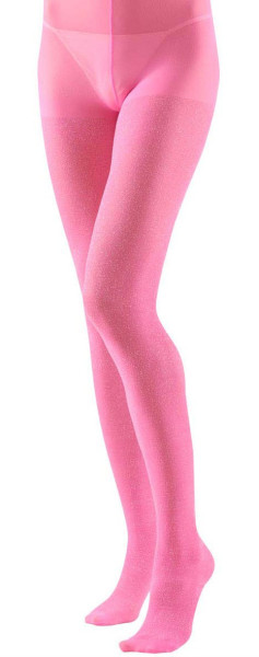 Pink glitrende strømpebukser Chiara 40 DEN