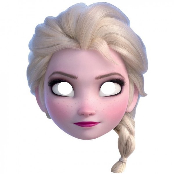 Maska kartonowa Frozen 2 Elsa