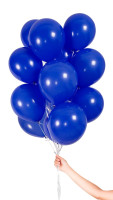 30 ciemnoniebieskich balonów 23cm