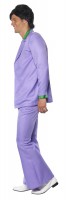 Preview: Disco suit lavender 70s for men