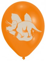 Aperçu: 6 ballons dinosaures Triceratop géants primitifs