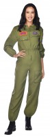 Navy Kampfpilotin Kostüm für Damen