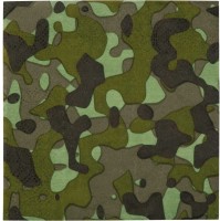 Vorschau: 12 Camouflage Militär Servietten