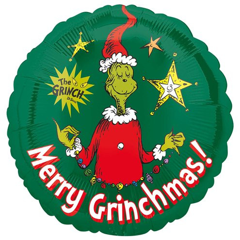 Palloncino foil Merry Grinchmas 46cm 2