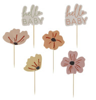 12 Blooming Life Cake Toppers