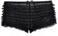 Preview: Ruched panty in black