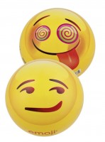 Vista previa: Bola Emoji Escéptica y Loca 11cm