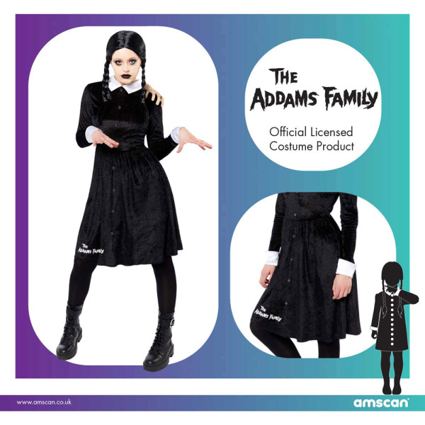 Wednesday Addams Kostüm für Damen 7