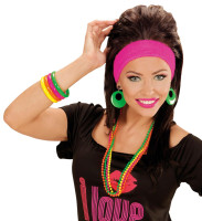 Colorful neon fever party bracelets
