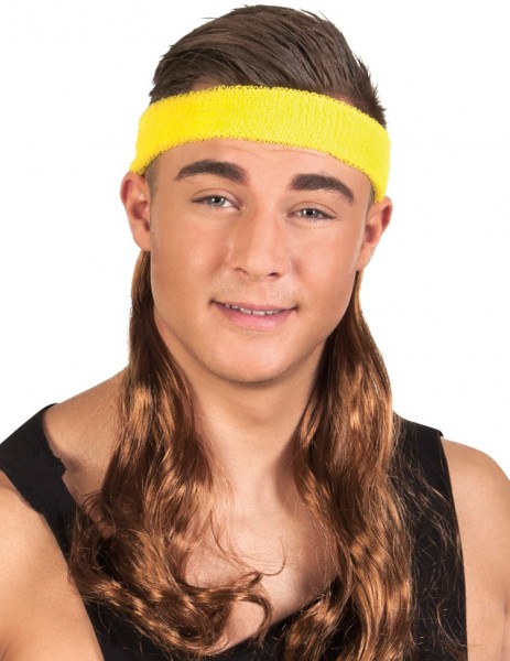 Simple sports headband Danilo yellow 3
