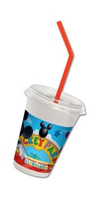 12 Mickeys Clubhouse drinking cups 300ml