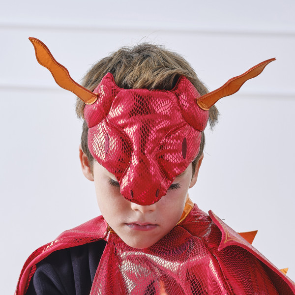 Máscara de dragón para niños de lujo.
