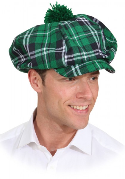 Schotten Golfer Mütze Für Herren Grün