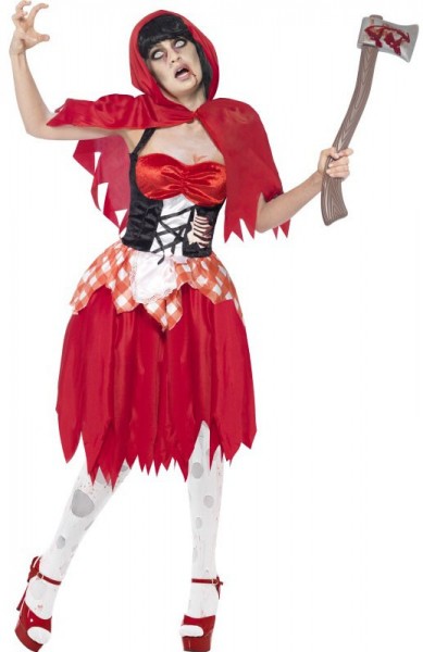 Killerkäppchen-Zombie Leila Kostüm