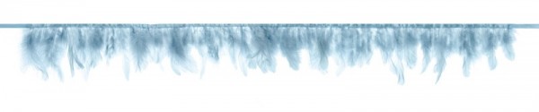 Heaven Blessed feather garland blue 1m