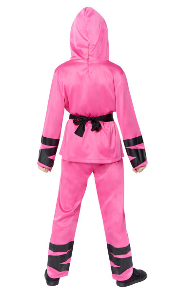 Ninja Girl Mädchenkostüm in Pink 5