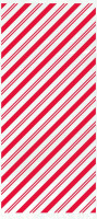 20 red striped gift bags