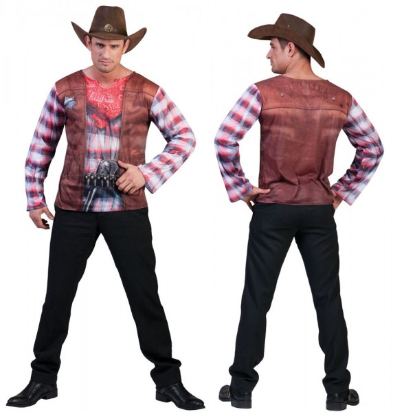 Camicia da cowboy Sheriff 3D