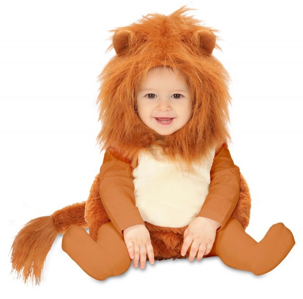Leo lion plysch jumpsuit för småbarn