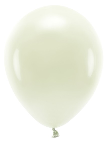 100 palloncini pastello eco color crema 30 cm