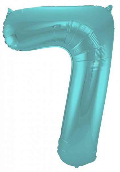 Balon foliowy Aqua numer 7 86 cm
